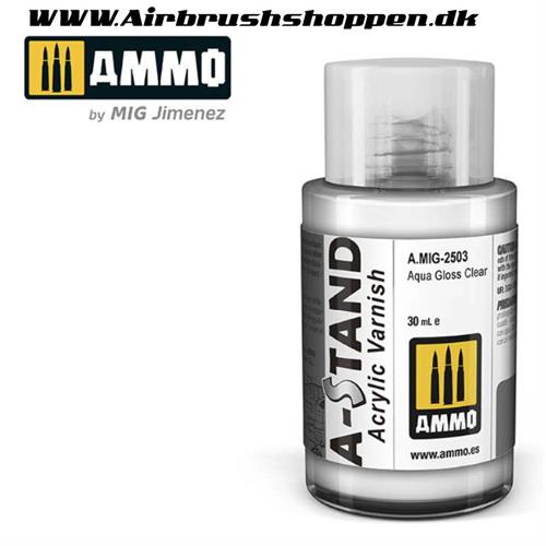 A.MIG-2503 Aqua Gloss Clear   A-Stand paint 30 ml